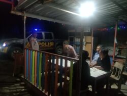 Patroli Blue Light dan Dialogis Polsek Wera Antisipasi Kejahatan 3C di Wilayah Hukum Polsek Wera