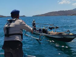 Satpolairud Polres Bima Kabupaten Patroli Perairan Antisipasi Laka Laut dan Gangguan Kamtibmas
