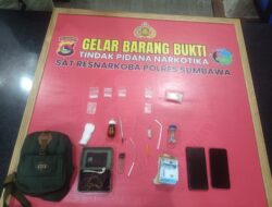 Hendak Transaksi Sabu, Pria Asal Kelurahan Bugis Diringkus Tim Opsnal Sat Resnarkoba Polres Sumbawa