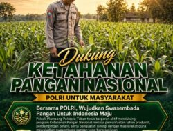 Polsek Tuban Dukung Ketahanan Pangan Nasional Melalui Pemanfaatan Lahan Pertanian