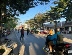 Polsek Tanjung Gelar Giat Rawan Pagi, Pastikan Kelancaran Lalu Lintas dan Keamanan di Pasar Umum Tanjung