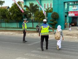 Antisipasi Kemacetan dan Laka Lantas, Sat Lantas Polres Bima Kota Laksanakan Rawan Pagi