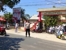 Antisipasi Tawuran Pelajar dan Kemacetan Arus Lalulintas, Polsek Woha Sigap Laksanakan Patroli Rawan Siang