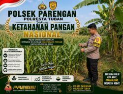 BHABINKAMTIBMAS DESA PACING SAMBANGI LAHAN JAGUNG DI DESA PACING KECAMATAN PARENGAN GUNA DUKUNG KETAHANAN PANGAN.