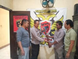 Warga Serahkan Senjata Api Rakitan, Kapolres Bima AKBP Muhammad Anton Bhayangkara Gaisar S.I.K., M.H., Apreseasi Kesadaran Masyarakat