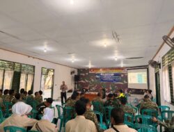 Sinergi TNI Polri, Sat Lantas Polres Sumbawa Berikan Sosialisasi Safety Riding dan Driving di Makodim 1607