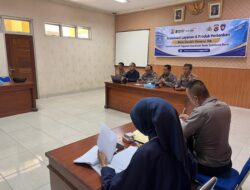 Polres Sumbawa Barat Gelar Sosialisasi Layanan Bank Mandiri dan Pembagian Buku Tabungan