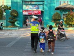 Sat Lantas Polres Bima Kota Laksanakan Gatur Pagi, Wujudkan Kamseltibcarlantas