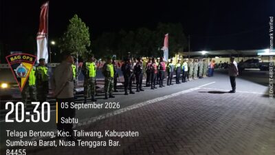 Patroli Rinjani Presisi Libatkan 71 Personel Gabungan di Sumbawa Barat