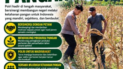 Polri Dukung Astacita, Polsek Merakurak Polres Tuban Turun Cek Tanaman Jagung Warga di Desa Tuwiri Wetan