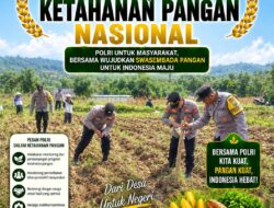 DALAM RANGKA MENDUKUNG KETAHANAN PANGAN DAN ASTACITA PRESIDEN RI, ANGGOTA POLSEK PARENGAN POLRESTA TUBAN MENANAM JAGUNG DI LAHAN MILIK PETANI DI DESA SUKOREJO KECAMATAN PARENGAN.