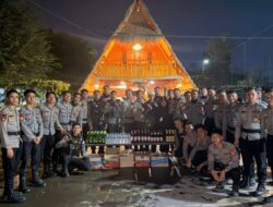 Patroli KRYD Ton II Dalmas dan Unit Turjawali Samapta Amankan Miras dan Sajam