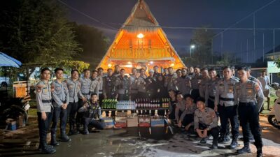 Patroli KRYD Ton II Dalmas dan Unit Turjawali Samapta Amankan Miras dan Sajam