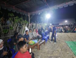 Polsek Seteluk Kawal dan Amankan Kegiatan Hiburan Musik Kecimol di Desa Kelanir