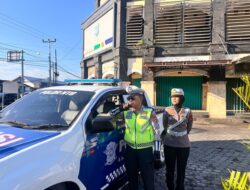 Cegah Lakalantas, Ditlantas Polda NTB Gencarkan Penerangan Keliling di Kota Mataram