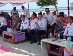 Bupati Dompu Letakkan Batu Pertama Pembangunan Kampung Nelayan Merah Putih di Kecamatan Kilo