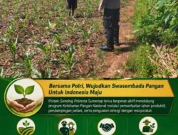 “HADIR BERSAMA PETANI, ANGGOTA POLSEK KEREK DUKUNG PROGRAM KETAHANAN PANGAN NASIONAL”