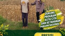 Dukung Astacita, Polsek Jatirogo Cek Langsung Ladang Jagung Warga Desa Demit
