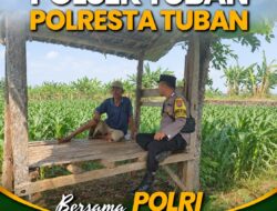 Bhabinkamtibmas Polsek Tuban Sambang Warga, Dukung Ketahanan Pangan Nasional
