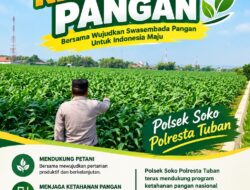 Polsek Soko Polresta Tuban Turun Langsung Cek Tanaman Jagung Warga