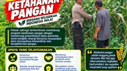 Polri dukung progam Astacita, Polsek Jatirogo Polresta Tuban Turun Cek Tanaman jagung Warga di Desa Dingil