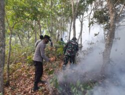 Polsek Sanggar Bersama TNI dan Balai TN Tambora Kembali Menggelar Patroli Gabungan di Kawasan Taman Nasional Tambora