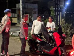 Gabungan Fungsi Piket Polres Sumbawa Barat Gelar KRYD Ciptakan Kondusivitas Yang Aman