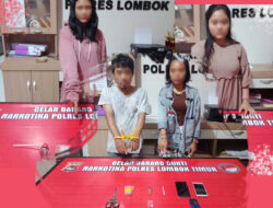 Empat Orang Diamankan Polisi di Sandubaya, Sabu 1 Gram Disita