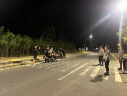 Polsek Kawasan Mandalika Patroli Cegah Balap Liar