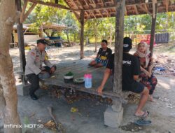 Sambangi Warga Dusun Mandar, Bhabinkamtibmas Labuhan Haji Ajak Masyarakat Jaga Kamtibmas