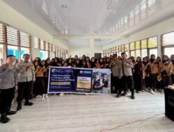 Bag SDM Polres Bima Kabupaten Sosialisasikan Penerimaan Siswa Baru SMA Kemala Taruna Bhayangkara 2027/2028.