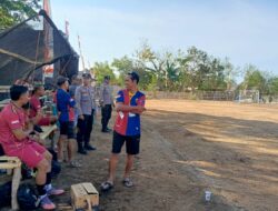 Amankan Turnamen Sepak Bola Mini Badas Cup II, Polsek Labuan Badas Pastikan Pertandingan Berjalan Sportif dan Kondusif
