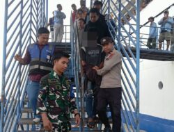 Polsek Kawasan Pelabuhan Laut Bima Amankan DPO Curanmor Polres Klungkung di KM Lawit
