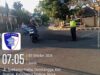 Sat Lantas Polres Dompu Gelar Strong Point Pagi, Pastikan Arus Lalu Lintas Lancar dan Aman