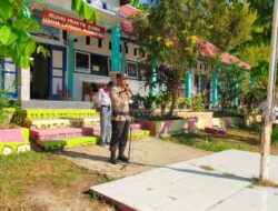 Jadi Irup Bendera di SMK I Monta, Bhabinkamtibmas Polsek Monta Ingatkan Pelajar Jauhi Narkoba dan Bijak Menggunakan Media Sosial