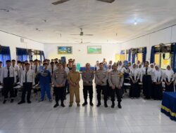 Sosialisasi Penerimaan Siswa Baru SMA Kemala Taruna Bhayangkara, Wakapolres dan Kabag SDM Polres Sumbawa Sambangi SMPN 1 Sumbawa Besar