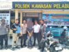 Polsek Kawasan Pelabuhan Laut Bima Serahkan DPO Curanmor kepada Penyidik Polres Klungkung