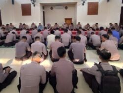 Polres Bima Kota Gelar Binrohtal Rutin, Perkuat Keimanan dan Mental Personel