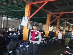 Situasi Kondusif, Polsek Pemenang Gencarkan Patroli Harkamtibmas di Pelabuhan Bangsal