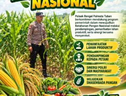 Polri Dukung Astacita, Polsek Rengel Polresta Tuban Turun Cek Tanaman Jagung Warga di Desa Sawahan