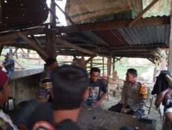 Bhabinkamtibmas Polres Bima Kota Gelar Jumat Curhat, Sambangi Peternak Sapi Di Kelurahan Penaraga