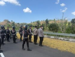 Jelang MotoGP Mandalika 2026, Polisi Sisir Penjemur Tembakau di Bypass