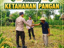 Unit Binmas Polsek Senori Polresta Tuban Polda Jatim Sosialisasikan Program Ketahanan Pangan Melalui Pemanfaatan Lahan Pekarangan