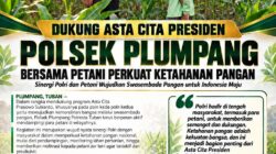 Polsek Plumpang Polresta Tuban Turun Langsung Cek Tanaman Jagung Warga