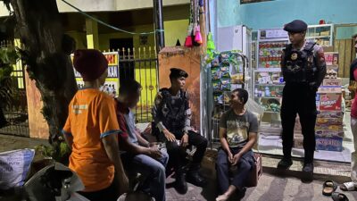 Patroli Dialogis di Kelurahan Mande dan Raba Dompu, Sat Samapta Polres Bima Kota Sampaikan Imbauan Kamtibmas