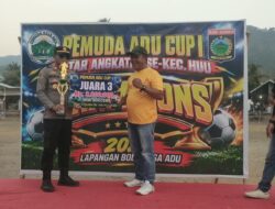 Turnamen Mini Soccer Antar Angkatan Se-Kecamatan Hu’u Berakhir Aman, Kapolsek Apresiasi Sportivitas dan Kebersamaan Pemuda