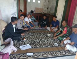 Kedepankan Musyawarah dan Kekeluargaan, Bhabinkamtibmas Jatibaru Selesaikan Perselisihan Warga