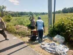 Bhabinkamtibmas Desa Ngeru Sambangi Lahan Petani dan Dorong Budidaya Hortikultura