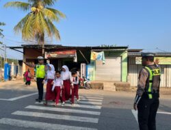 Wujud pelayanan prima, Satlantas Polres Bima Kabupaten Intensif melaksanakan kegiatan Rawan Pagi