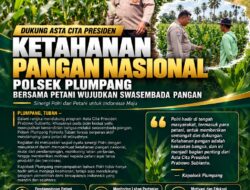 Polsek Plumpang Polresta Tuban Turun Langsung Cek Tanaman Jagung Warga